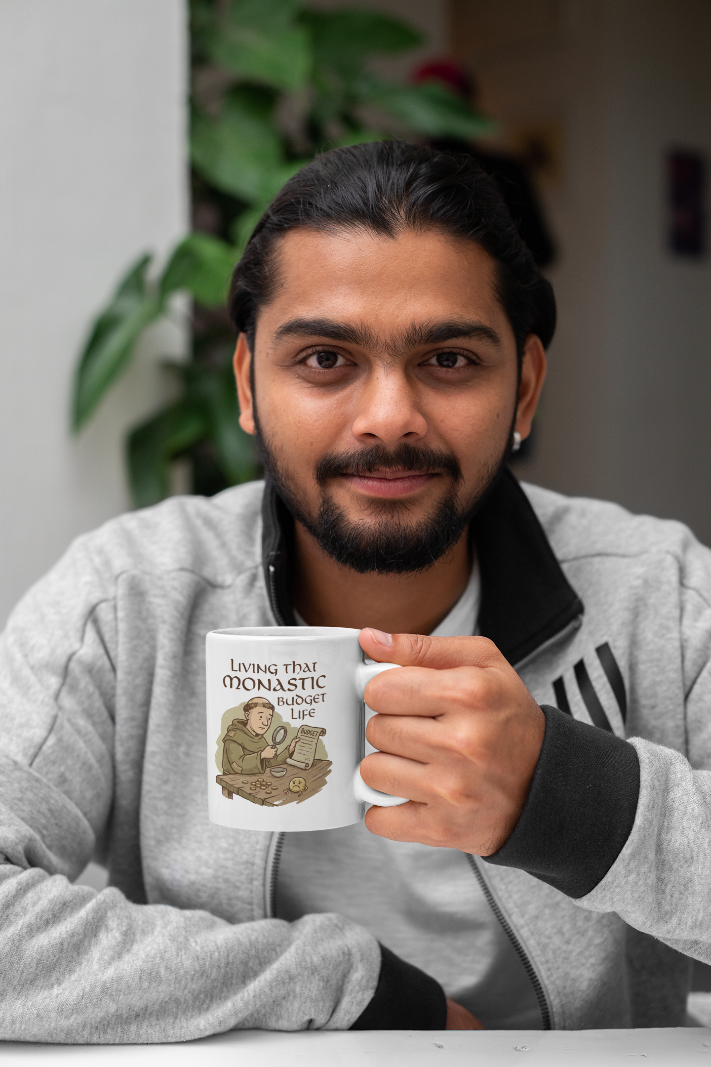 Living That Monastic Budget Life Mug – Funny Frugal Gift | Spangled Merch