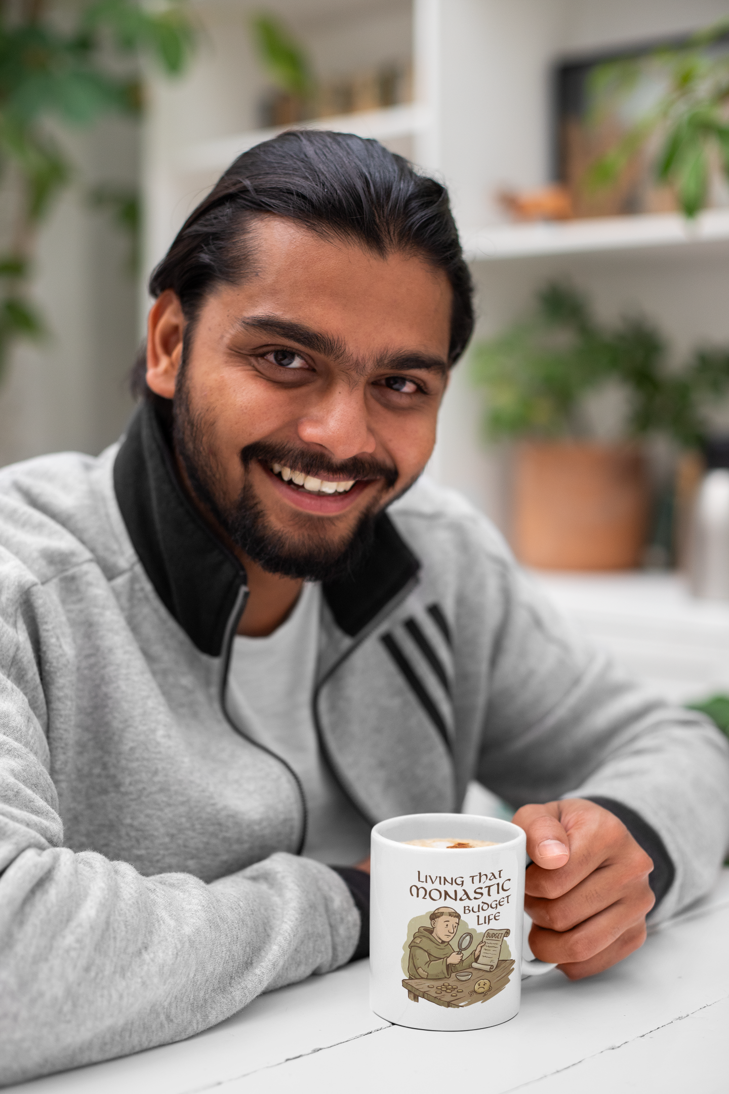 Living That Monastic Budget Life Mug – Funny Frugal Gift | Spangled Merch