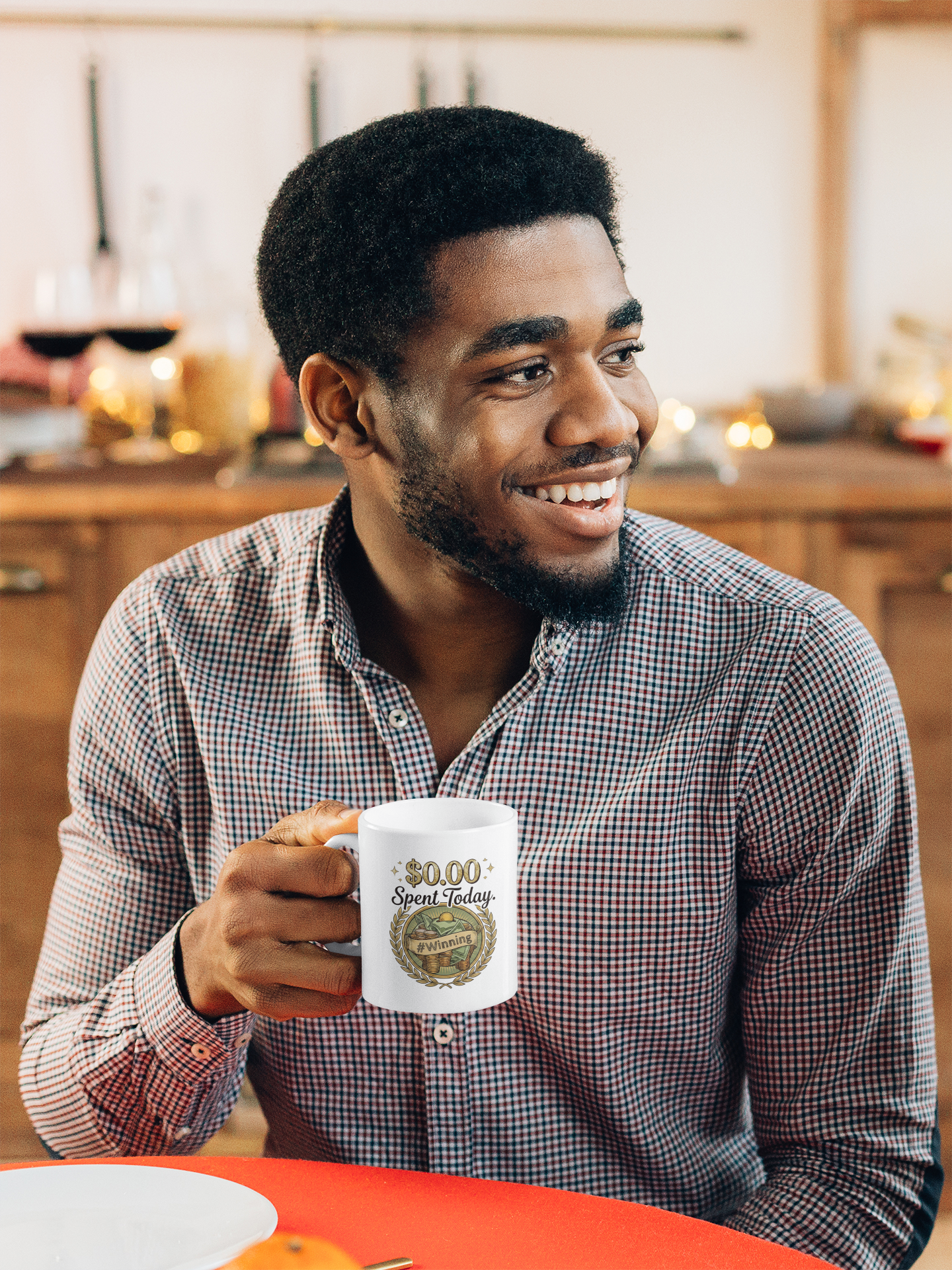 The "$0.00 Spent Today" Mug – Motivational Coffee Cup for Savers, Investors & Financial Disciplined Goal Getters