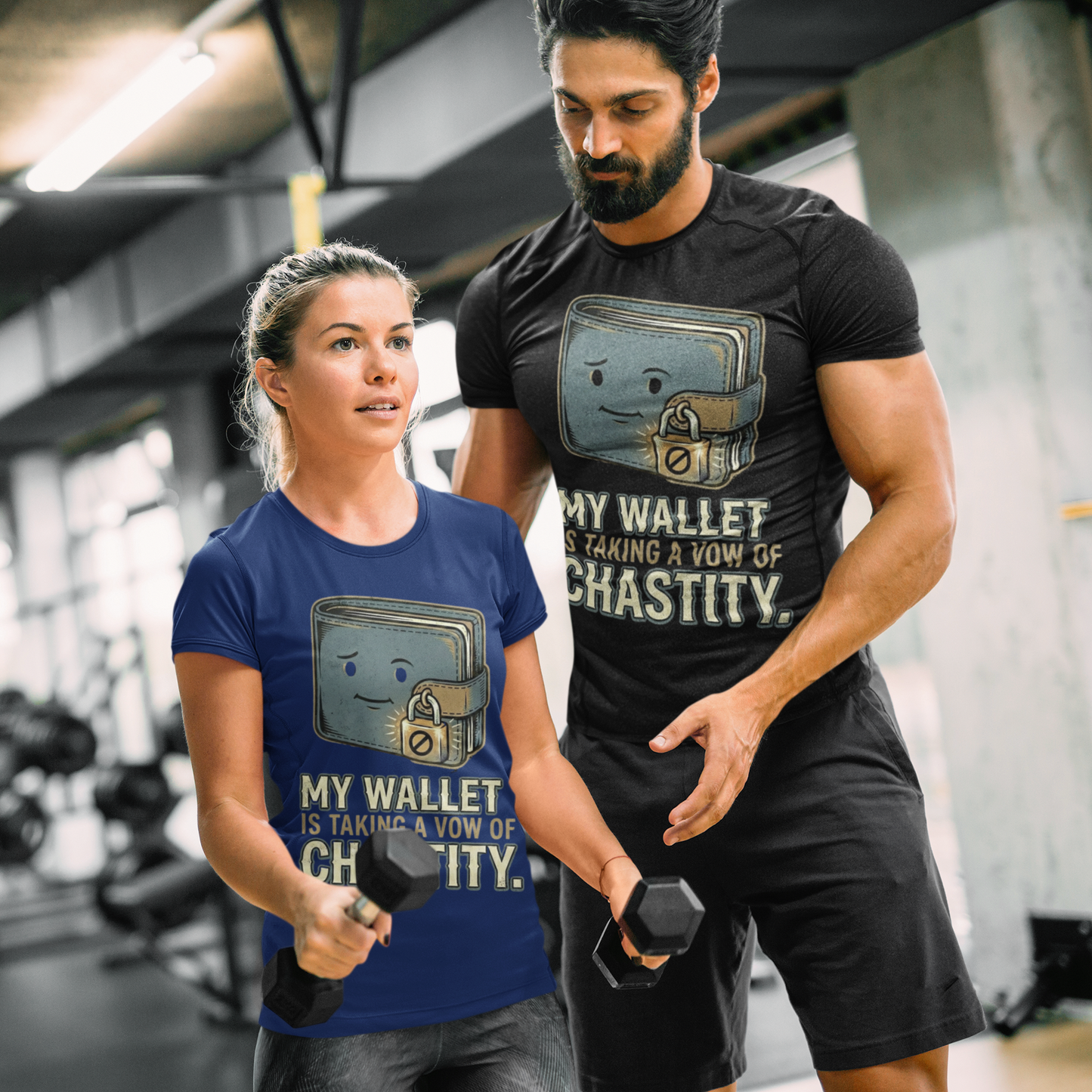 "My Wallet is Taking a Vow of Chastity" – The Funny T-Shirt for Financial Discipline
