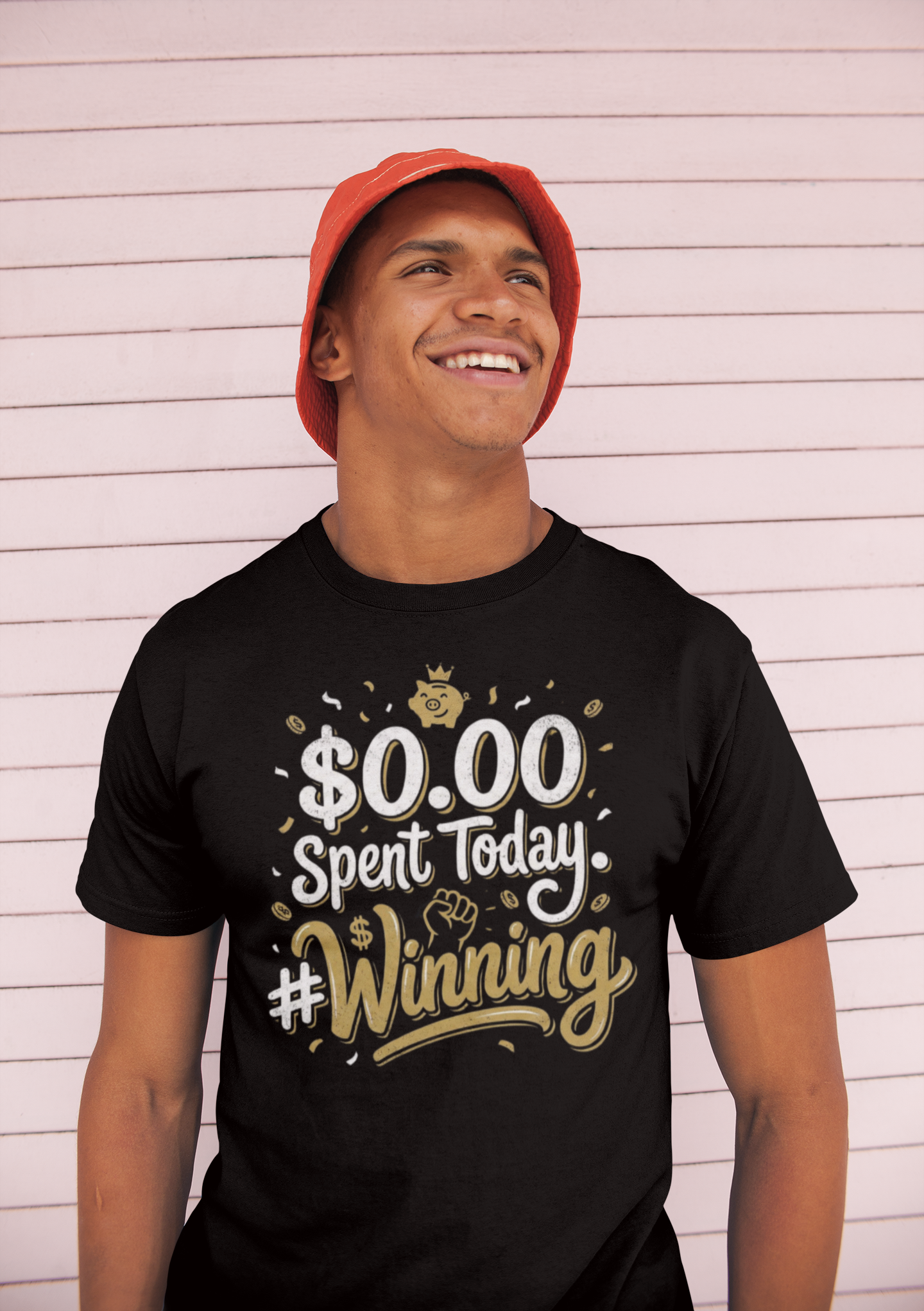 $0.00 Spent Today #Winning | Financial Freedom & Investor T-Shirt