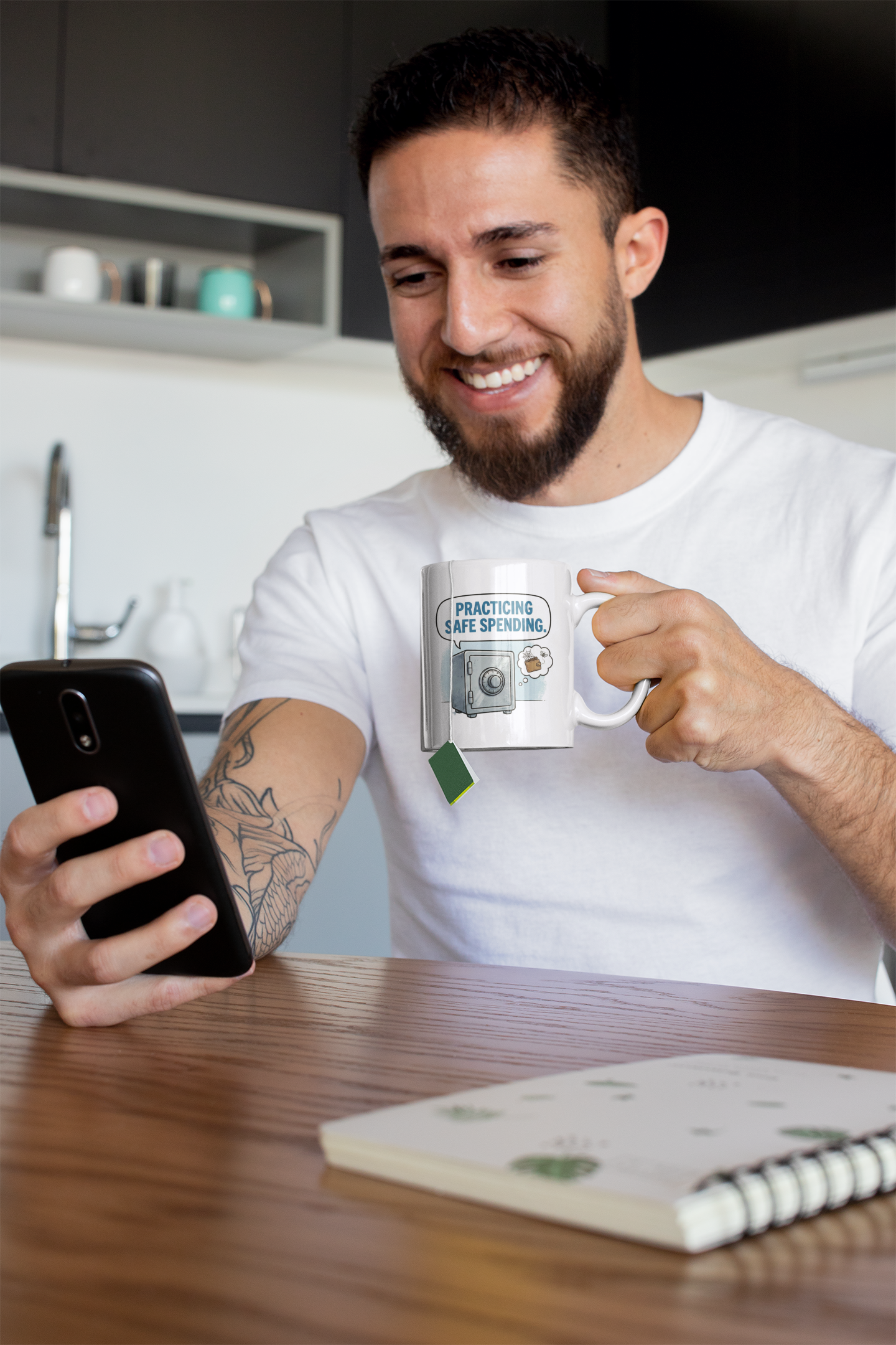 Practicing Safe Spending Mug | Funny Finance & Investing Gift