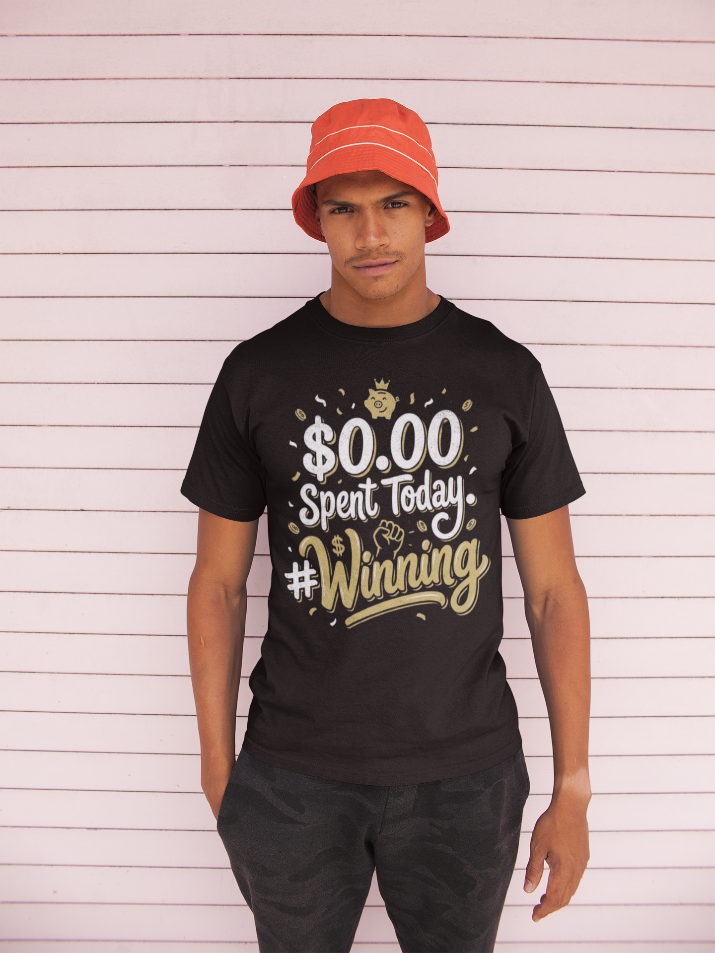 $0.00 Spent Today #Winning | Financial Freedom & Investor T-Shirt